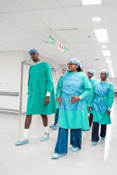 Ian Mahnmi and Sheryl Swoopes at Nelson Mandela Children's Hospital.jpg